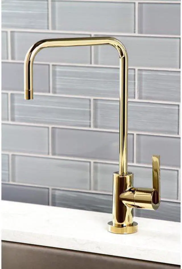 Alt view image 6 of 11 - Kingston Brass KS6192CTL Continental Single-Handle Water Filtration Faucet, Polished Brass