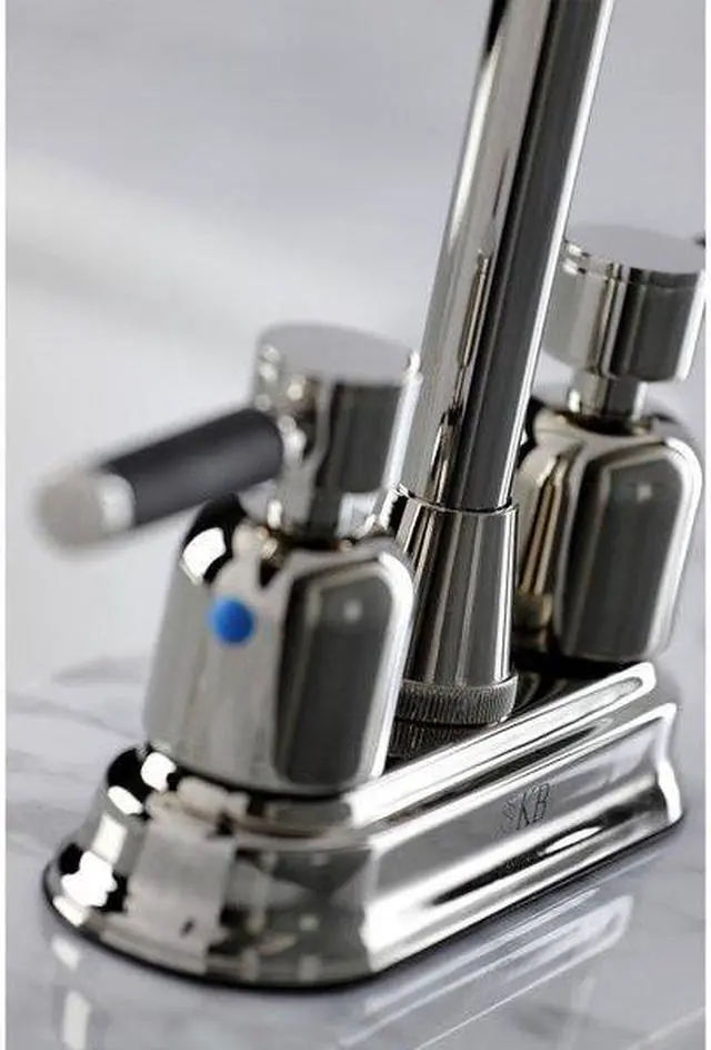 Alt view image 7 of 8 - Kingston Brass KB8496DKL Kaiser Bar Faucet, Polished Nickel