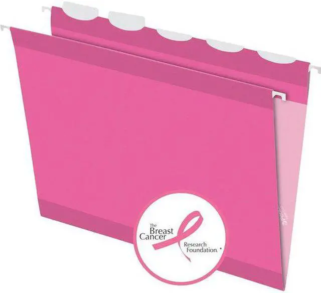 Alt view image 3 of 4 - Pendaflex 90240 Ready-Tab Colored Reinforced Hanging File Folders, Letter, Pink, 20/Box