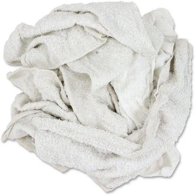 Alt view image 9 of 9 - Hospeco Woven Terry Rags, White, 15 X 17, 25 Lb/Carton 53725