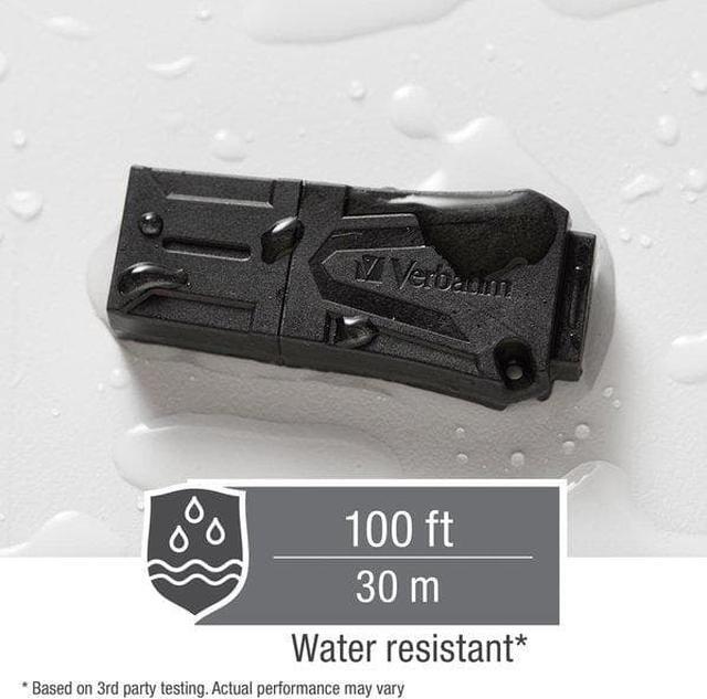 Alt view image 10 of 18 - VERBATIM AMERICA, LLC 16GB TOUGHMAX USB FLASH DRIVE 70000