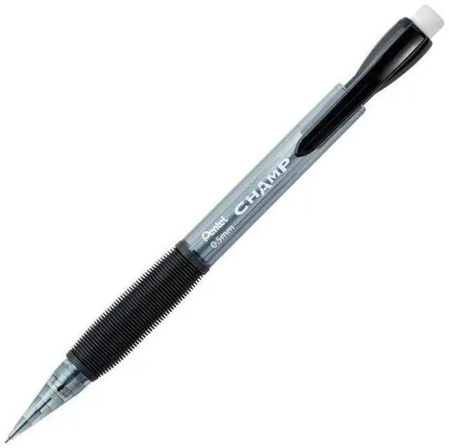 Alt view image 17 of 20 - Pentel AL15ASW2 Champ Mechanical Pencil, 0.5mm, 24/PK, Black