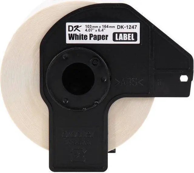 Alt view image 12 of 18 - Brother Die-Cut Shipping Labels, 4.07 x 6.4, White, 180/Roll, 3 Rolls/Pack