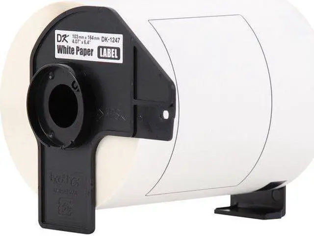 Alt view image 13 of 18 - Brother Die-Cut Shipping Labels, 4.07 x 6.4, White, 180/Roll, 3 Rolls/Pack