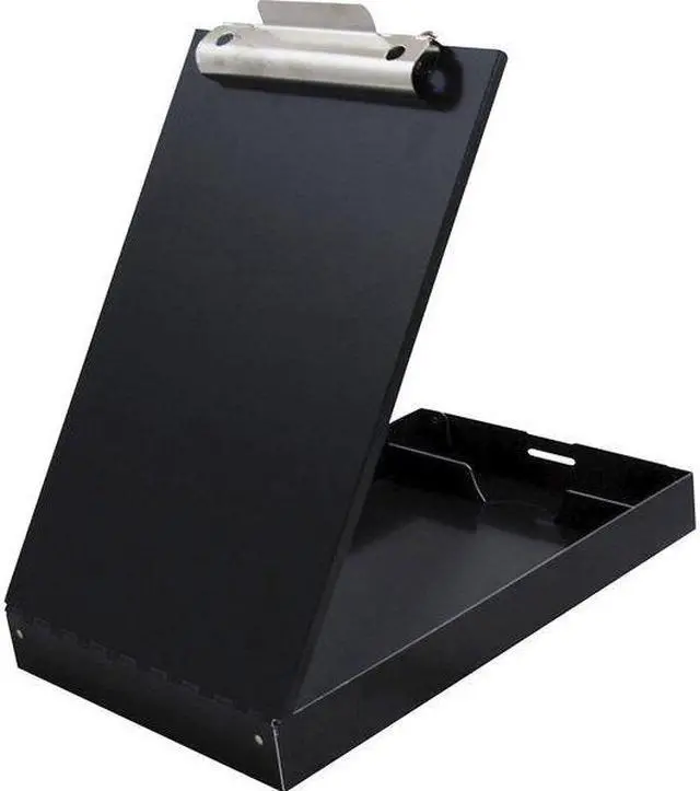 Alt view image 10 of 12 - Saunders Storage Clipboard 1-1/2" Storage 9"Wx14-1/4"Lx2-3/4"H BK 11018