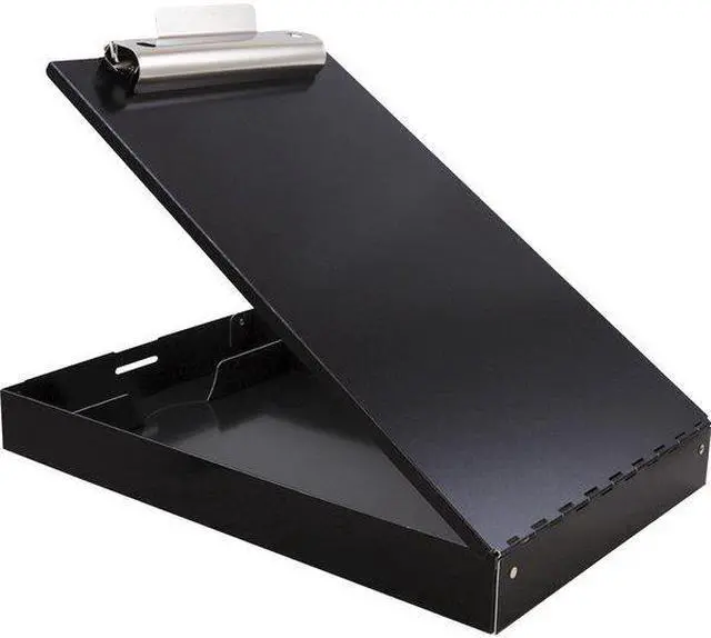 Alt view image 6 of 12 - Saunders Storage Clipboard 1-1/2" Storage 9"Wx14-1/4"Lx2-3/4"H BK 11018