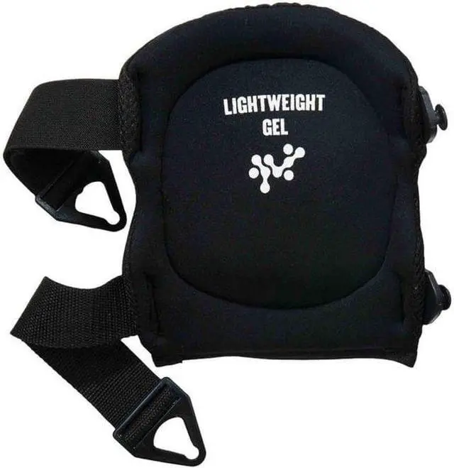 Alt view image 7 of 7 - ProFlex 357 Short Cap Lightweight Gel Knee Pad - Black