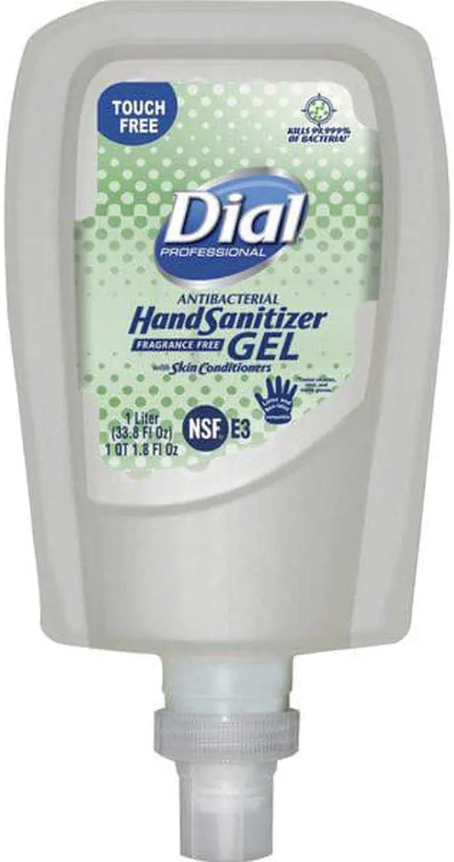 Alt view image 5 of 6 - Dial Profession FIT Antibacterial Gel Hand Sanitizer Refill 33.8 Fl. Oz.