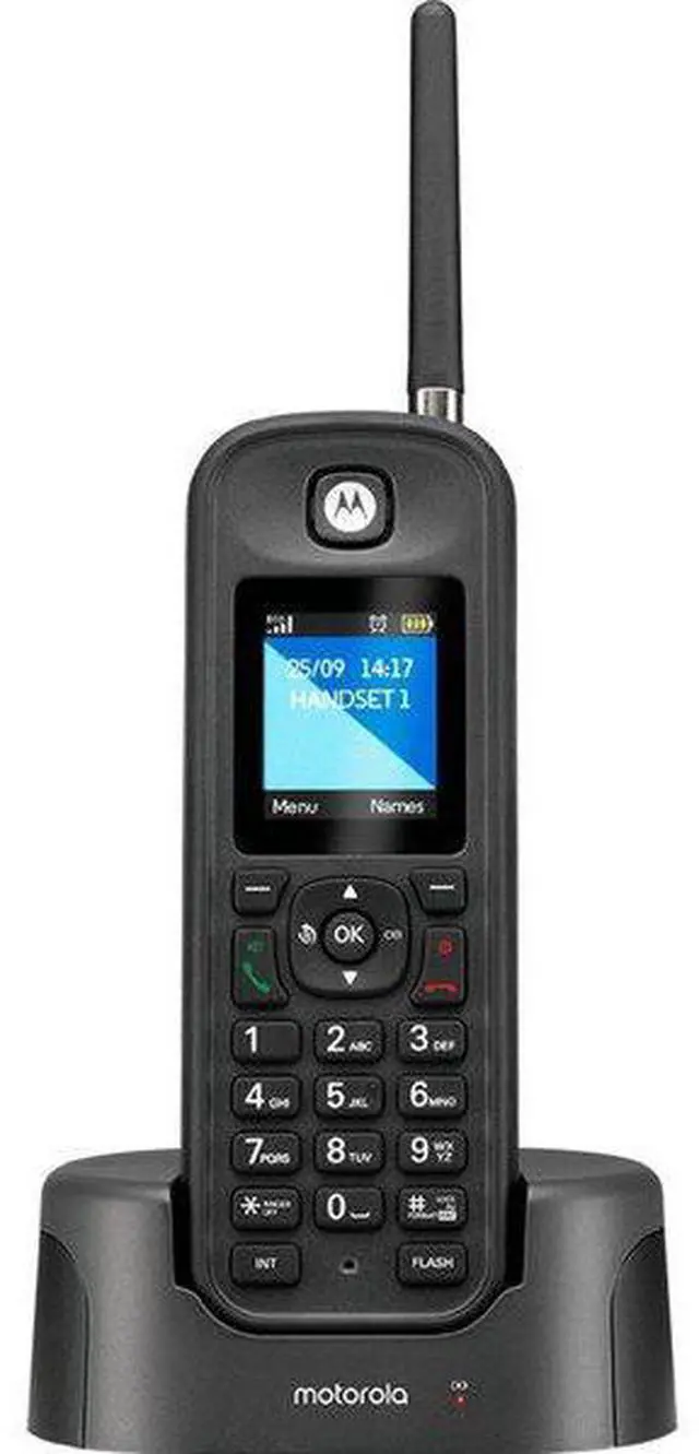 Alt view image 15 of 16 - motorola o211 indoor/outdoor digital cordless phone with answering machine