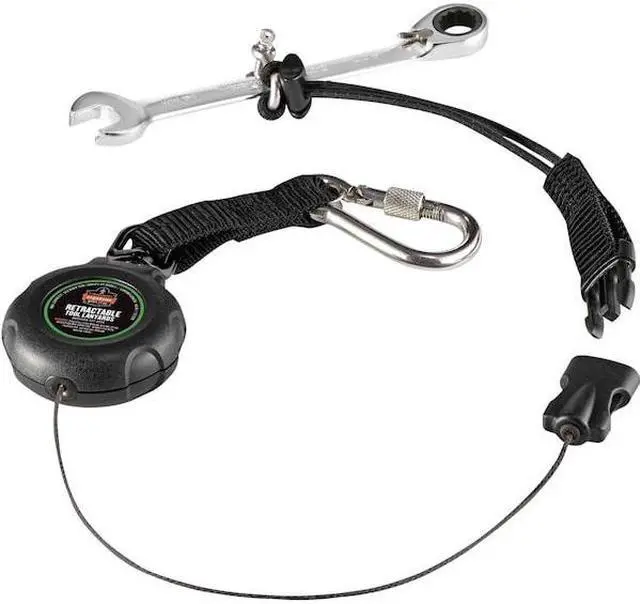 Alt view image 7 of 10 - ERGODYNE 3001 Retractable Tool Lanyard, 2 lb