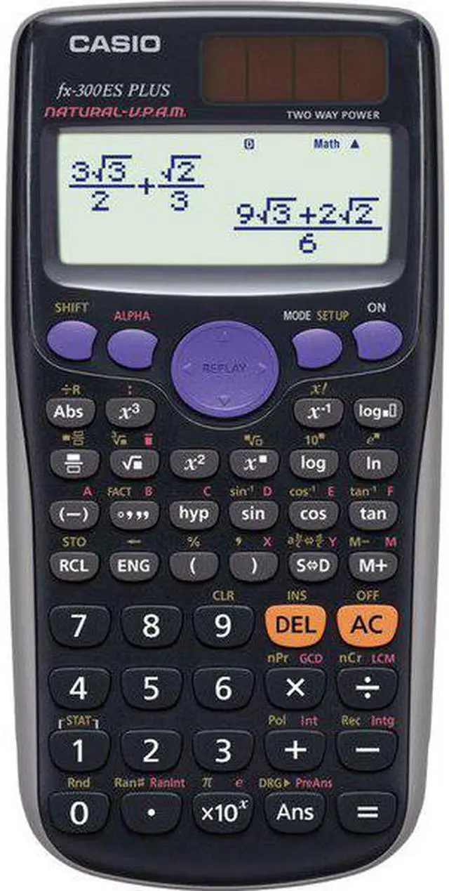Alt view image 13 of 16 - FX-300ES Plus 2nd Edition Scientific Calculator, 16-Digit LCD, Black FX300ESPLS2