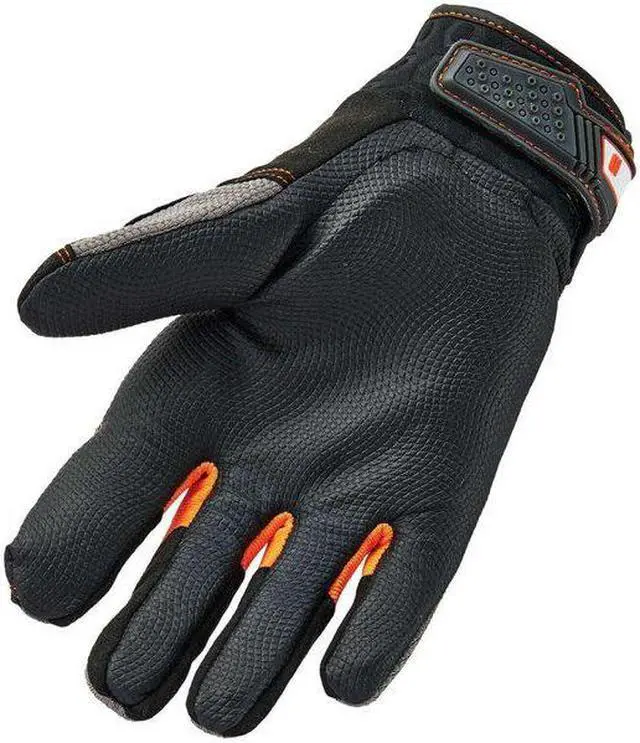 Alt view image 3 of 3 - PROFLEX BY ERGODYNE 17303 Anti-Vibration Gloves,Black,M,PR