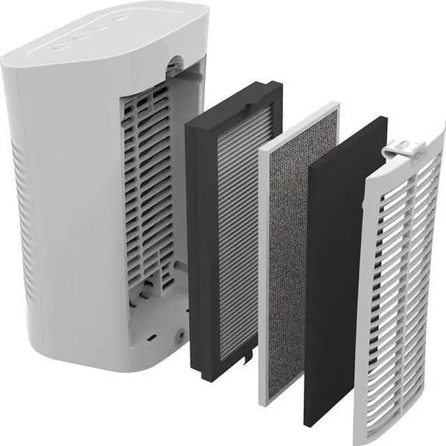 Alt view image 2 of 2 - Lasko Desktop Air Purifier with 3-Stage Filtration, HF11200, White