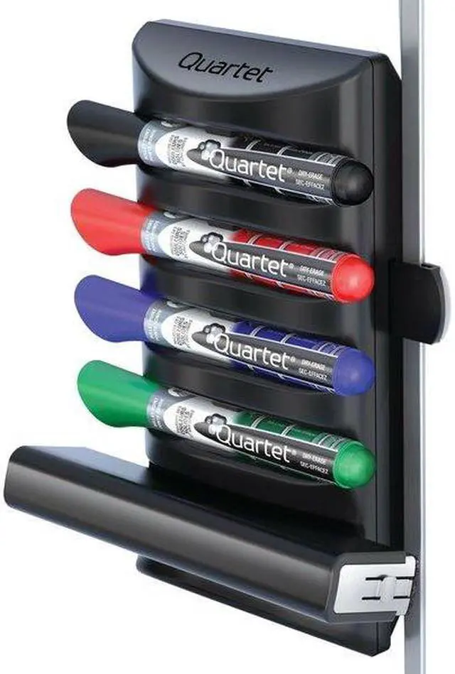 Alt view image 5 of 16 - Quartet 85377 Prestige 2 Connects Marker Caddy, 4 Chisel-Tip Markers, Assorted, 1 Each