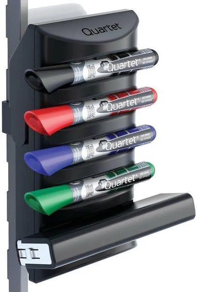 Alt view image 7 of 16 - Quartet 85377 Prestige 2 Connects Marker Caddy, 4 Chisel-Tip Markers, Assorted, 1 Each