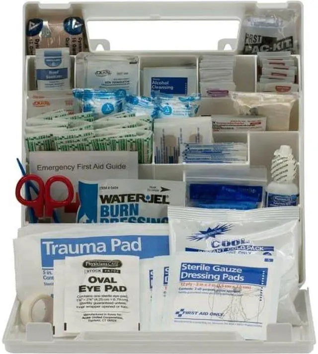 Alt view image 12 of 15 - ANSI Class A+ First Aid Kit for 50 People, 183 Pieces FAO90639