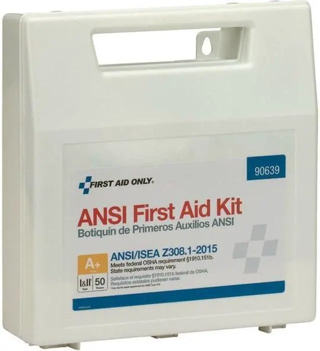 Alt view image 13 of 15 - ANSI Class A+ First Aid Kit for 50 People, 183 Pieces FAO90639