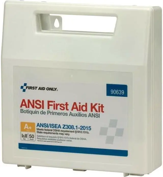 Alt view image 14 of 15 - ANSI Class A+ First Aid Kit for 50 People, 183 Pieces FAO90639
