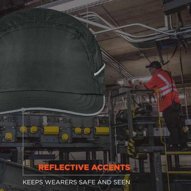 Alt view image 7 of 7 - ERGODYNE 8955 Bump Cap,Baseball,One Size Fits Most