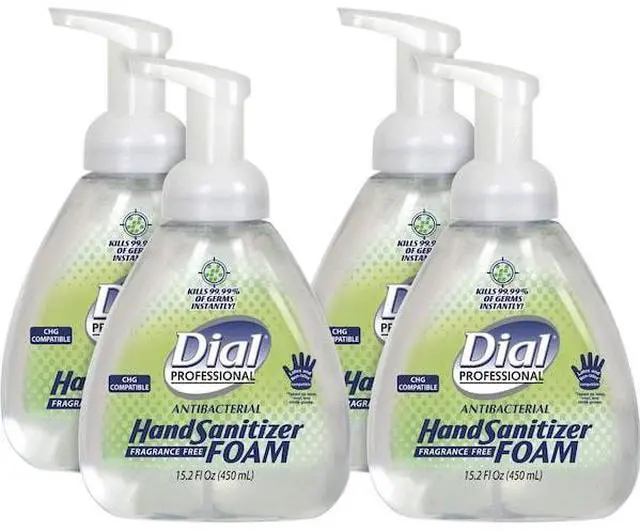 Alt view image 15 of 16 - Dial. Professional 06040 Antibacterial Foaming Hand Sanitizer, 15.2 oz. Pump Bottle