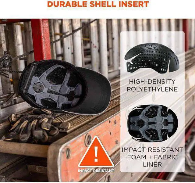 Alt view image 2 of 7 - ERGODYNE 8955 Bump Cap,Baseball,One Size Fits Most