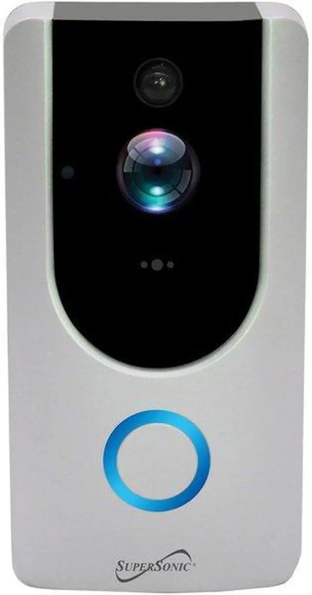 Alt view image 13 of 20 - Supersonic SC-5000VD Smart Wi-Fi Doorbell Camera W/Smart Motion Security System