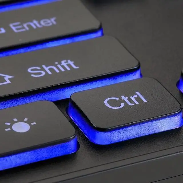 Alt view image 17 of 20 - ADESSO AKB-139EB ADESSO 2X LARGE PRINT , ON AND OFF ILLIMINATED BACKLIGHT USB KEYBOARD, INTERNE