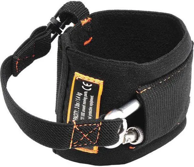 Alt view image 5 of 5 - ERGODYNE 3114 Wrist Tool Lanyard, Carabiner, 8in.L, Black
