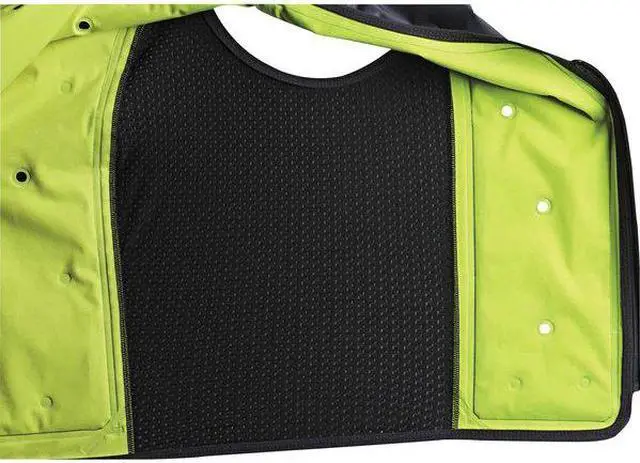 Alt view image 2 of 4 - ERGODYNE 6685 Medium Evaporative Cooling Vest, Lime