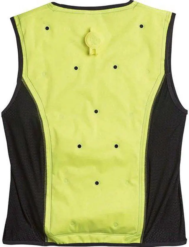Alt view image 3 of 3 - ERGODYNE 6685 Large Evaporative Cooling Vest, Lime