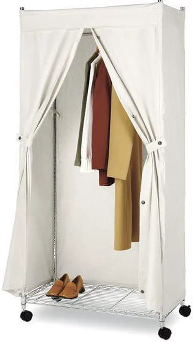 Alt view image 3 of 4 - whitmor canvas cover only for garment rack