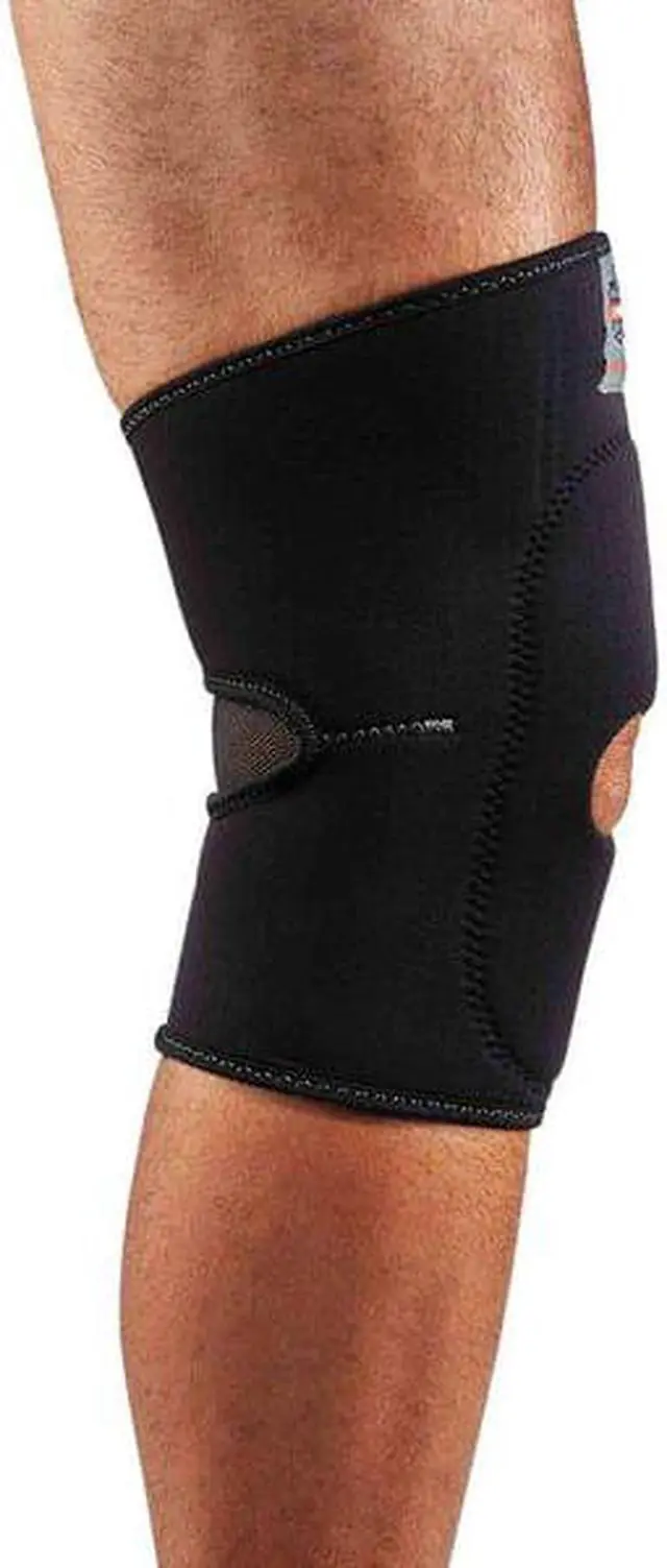 Alt view image 4 of 4 - Ergodyne ProFlex Knee Sleeve With Open Patella/Anterior Pad Black Medium 16533