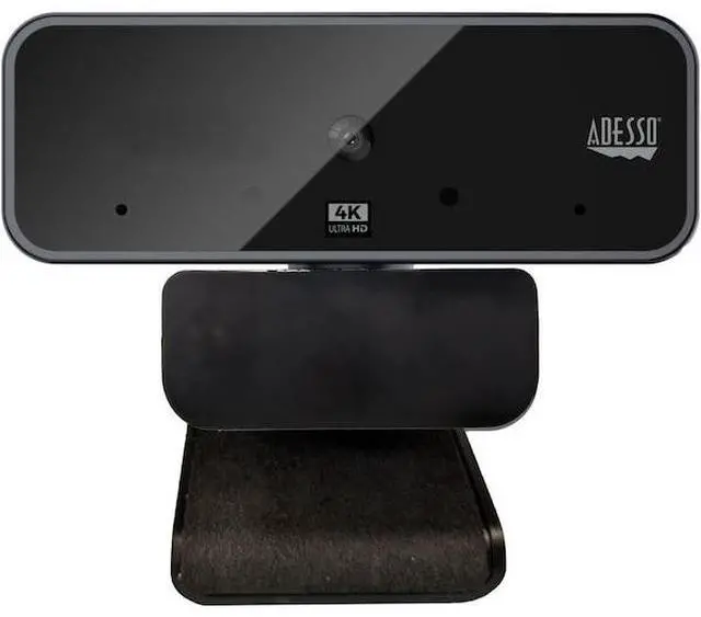 Alt view image 13 of 14 - Adesso CyberTrack HD 3840x2160 Webcam 8 Megapixels Black (CYBERTRACKH6)