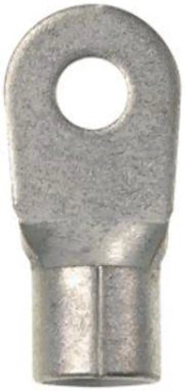 Alt view image 3 of 3 - PANDUIT P6-10R-E Ring Terminal, #10 Stud Size, 6 AWG, 2,000 V, Bare Insulated,