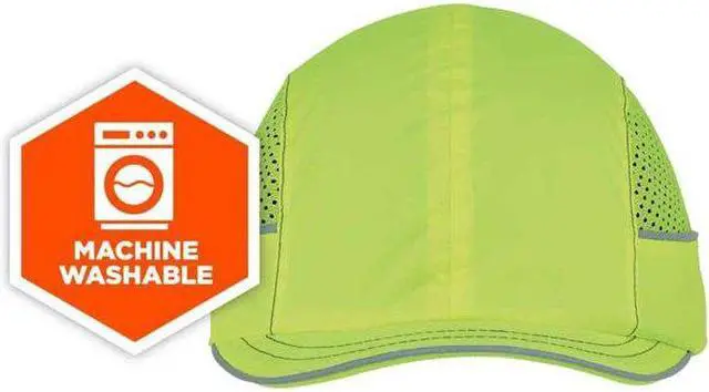 Alt view image 3 of 4 - ERGODYNE 8950 Bump Cap, Long Brim Baseball, ABS, Hook-and-Loop Suspension,