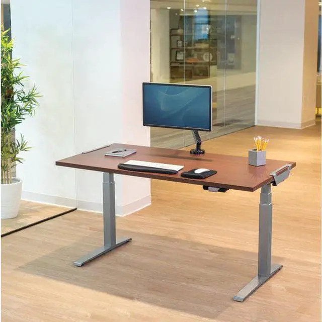 Alt view image 12 of 14 - Fellowes Levado Laminate Table Top (Top Only) 48w x 24d Mahogany 9650401