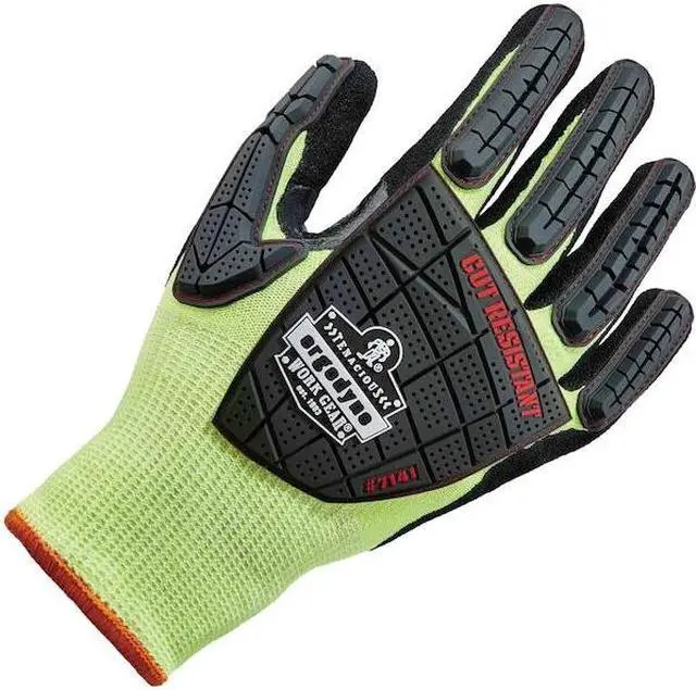 Alt view image 4 of 4 - ERGODYNE 7141 Coated Gloves,Nitrile,Dry/Oily/Wet,L,PR
