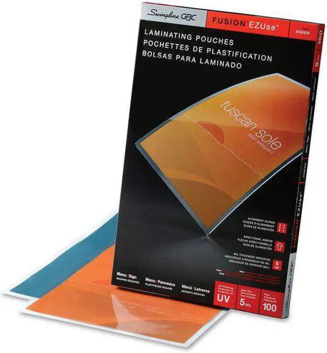 Alt view image 3 of 7 - SWINGLINE GBC 3740474CF Laminating Pouches, 11-1/2x17-1/2In, PK100