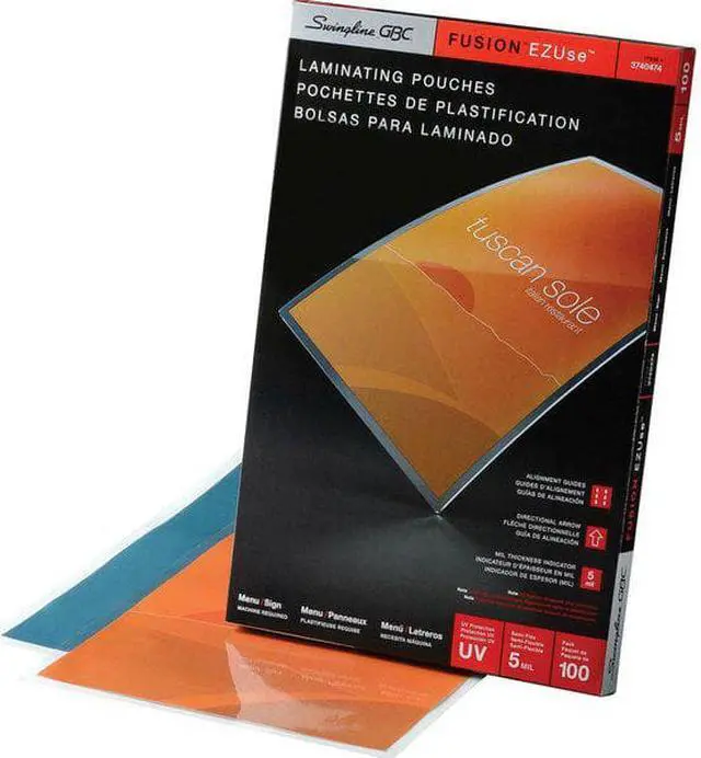 Alt view image 7 of 7 - SWINGLINE GBC 3740474CF Laminating Pouches, 11-1/2x17-1/2In, PK100