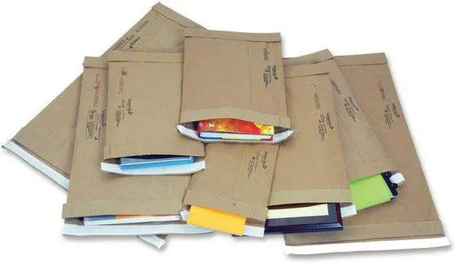 Alt view image 8 of 9 - Sealed Air Jiffy Padded Self Seal Mailer #7 14 1/4 x 20 Natural Kraft 50/Carton 64542
