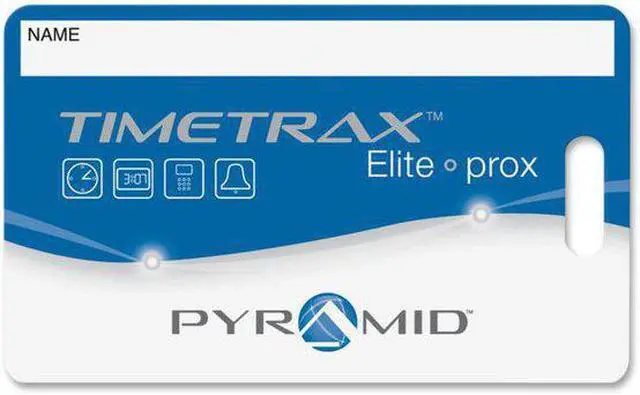 Alt view image 4 of 5 - PYRAMID 42454 Proximity Badge,Blue/White,PK15