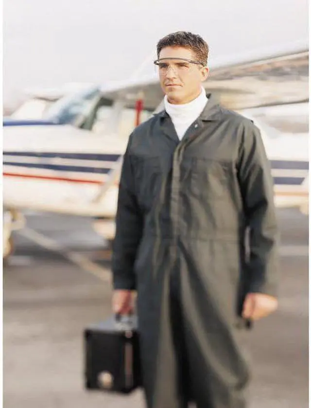 Alt view image 5 of 7 - Mcr Safety Stratos Safety Glasses, Black Frame, Clear Lens SS110