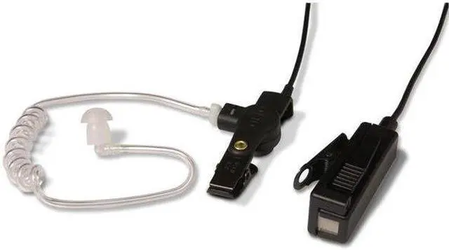 Alt view image 8 of 8 - Two-wire Palm Mic with Earpiece, Black