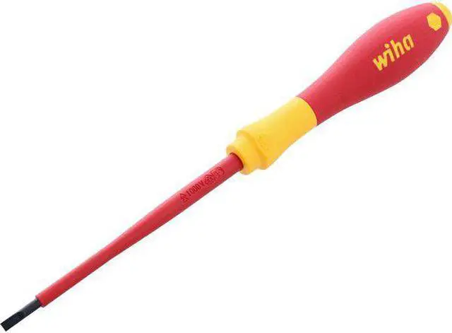 Alt view image 3 of 4 - WIHA TOOLS 32015 Insulated Screwdriver Slotted 9/64" 4 in Round