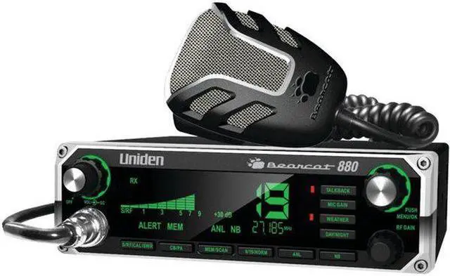 Alt view image 9 of 18 - Uniden Bearcat 880 CB Radio with 7 Color Backlit Display & NC Mic