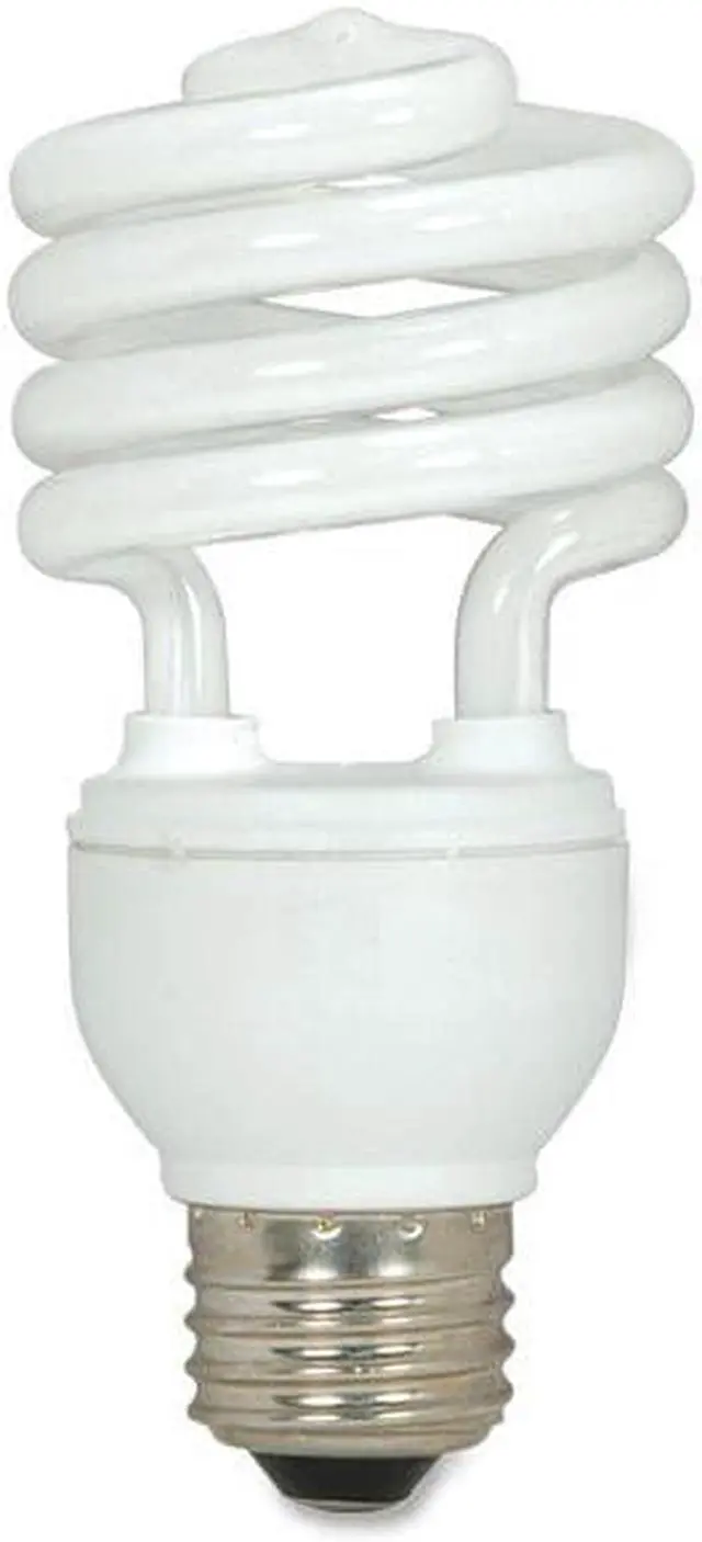 Alt view image 3 of 4 - Satco T2 18-watt Fluorescent Spiral Bulb 3-pack SDNS6271