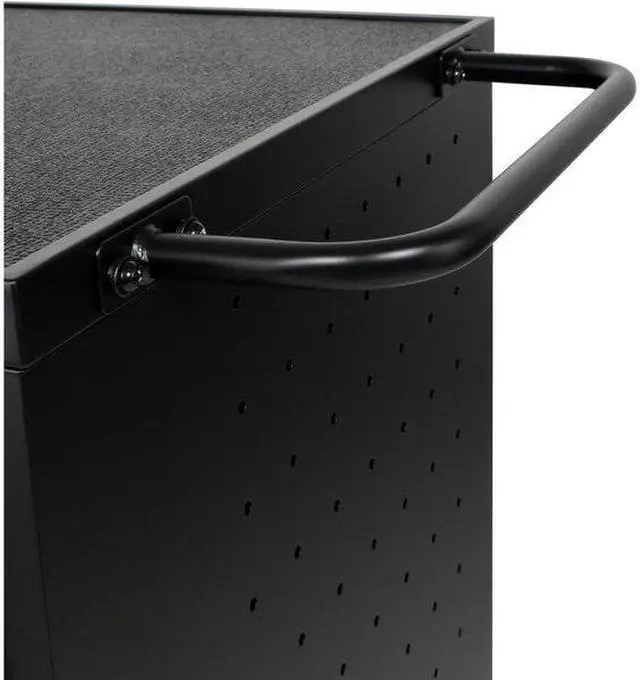 Alt view image 16 of 20 - Luxor Black 18 Laptop Computer Charging Cart
