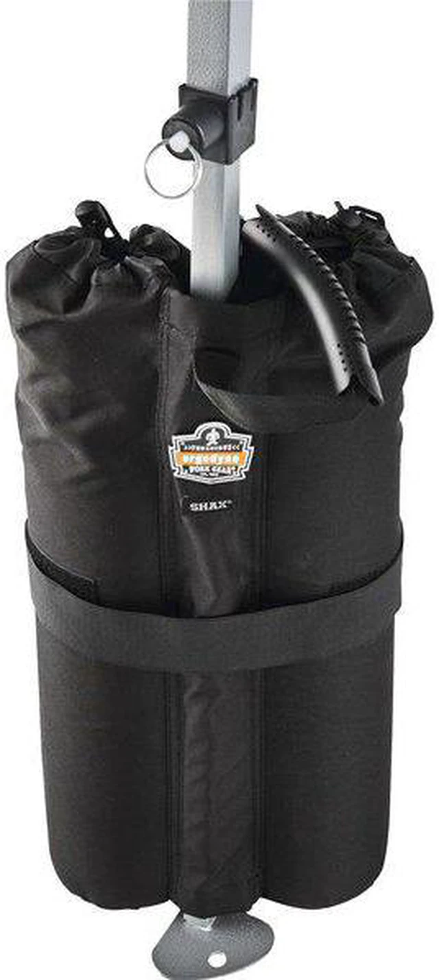 Alt view image 5 of 9 - Ergodyne One Size Black Tent Weight Bags - Set of 2