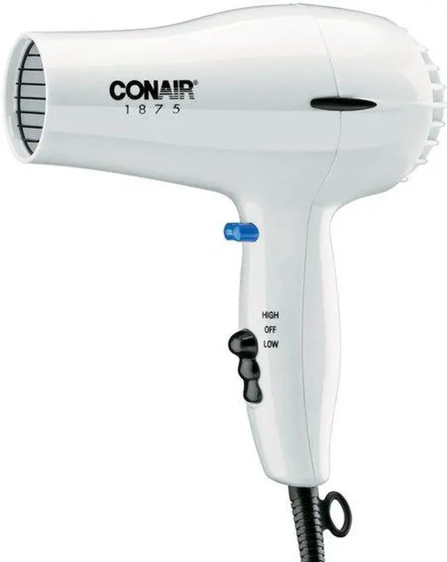 Alt view image 2 of 2 - CONAIR 247W Hairdryer, Handheld, White, 1875 Watts