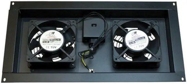 Alt view image 3 of 3 - VIDEO MOUNT PRODUCTS ERWEN2FANKIT 2 Fan Kit for ERWEN Series Wall Cabinets